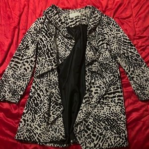 Calvin Klein Leopard Print Cardigan